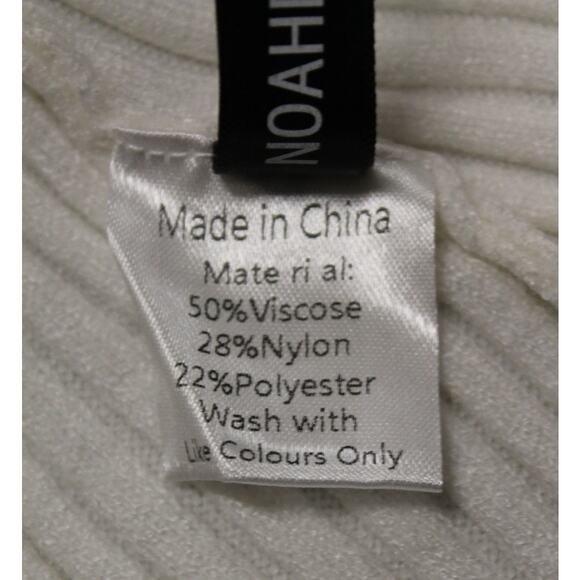 *NEW* NOAHELLA CUTOUT LONGSLEEVE MOCK NECK KNIT RIBBED SWEATER - Picture 4 of 4